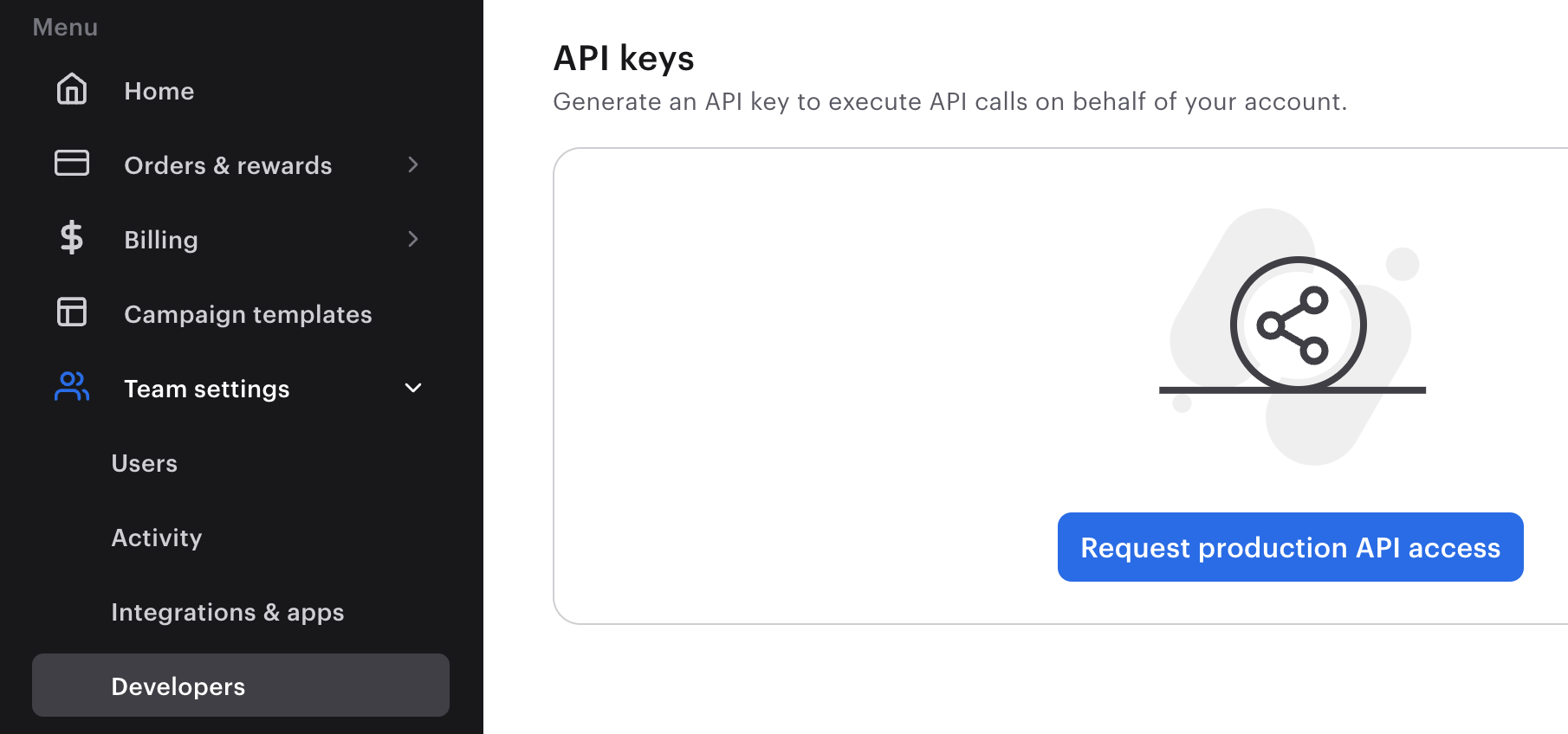 Generate API Key